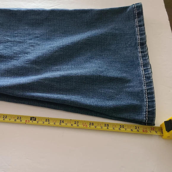 Seven7 women's Jeans sz.16 wide leg ,emblished Pockets - Picture 11 of 13